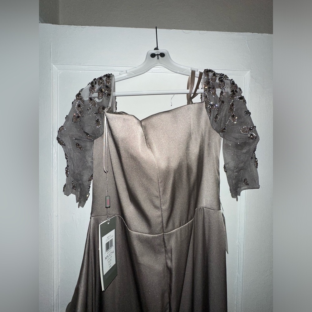 Marsoni by Colors - Off-Shoulder Quarter Sleeve Evening Dress NEW WITH TAGS - Picture 5 of 8